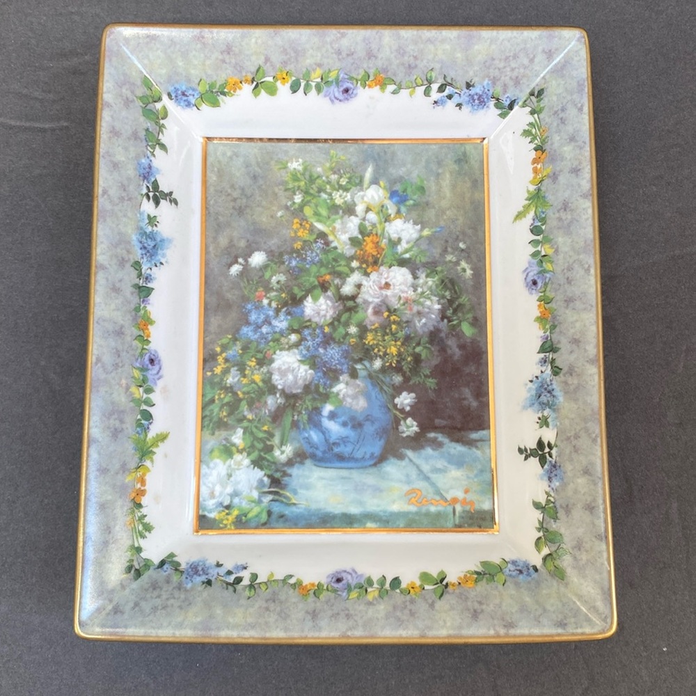 Goebel trinket dish Renoir flowers